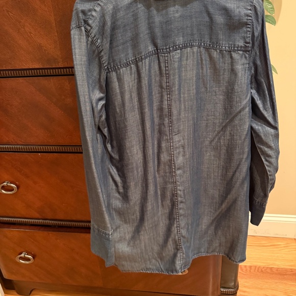 Chico's Soft Denim Button Top - Picture 7 of 7